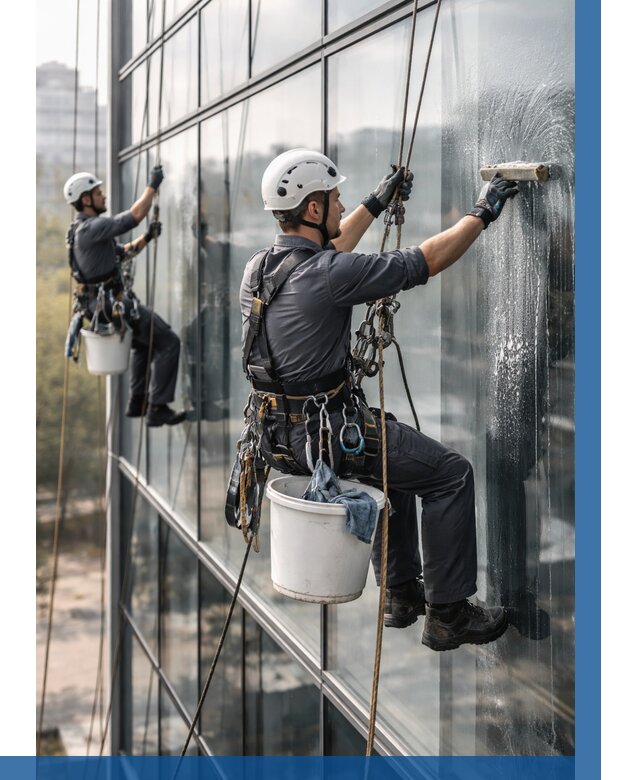 Мойка сплошного остекления в Уссурийске, заказать от 309 р.| ВЫСОТНИК-Сср