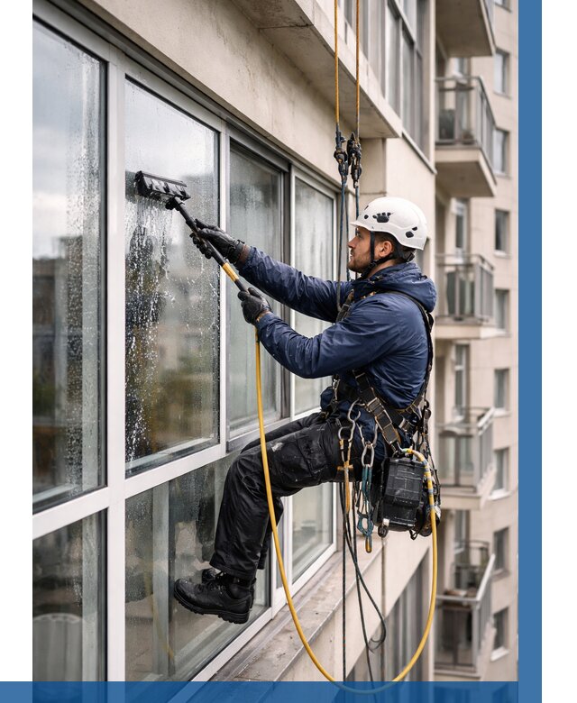 Мойка балконного остекления в Уссурийске от 3609 р. | ВЫСОТНИК-Сср