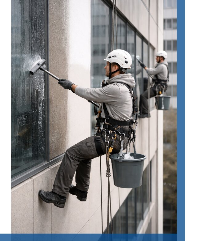 Мойка фасадов зданий в Уссурийске под ключ от 361 р. | ВЫСОТНИК-Сср