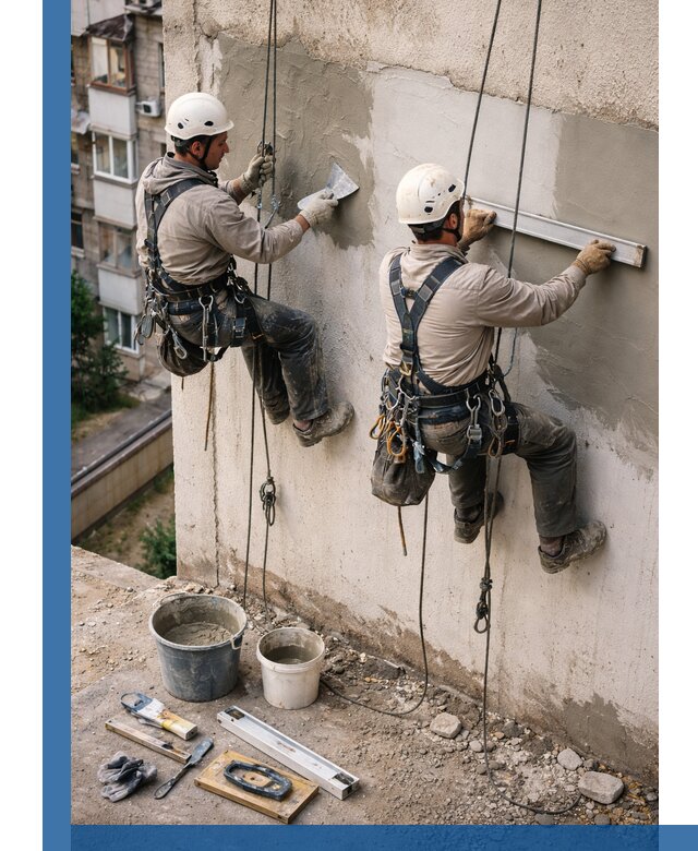 Комплексный ремонт штукатурного фасада с гарантией в Уссурийске