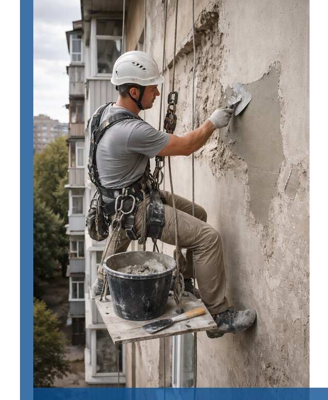 Восстановление фасадной штукатурки в Уссурийске с гарантией качества