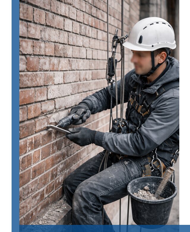 Расшивка кирпичных швов фасадов и стен, ремонт в Уссурийске