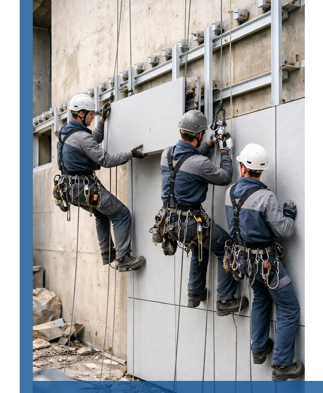 Монтаж вентилируемого фасада в Уссурийске под ключ с гарантией качества