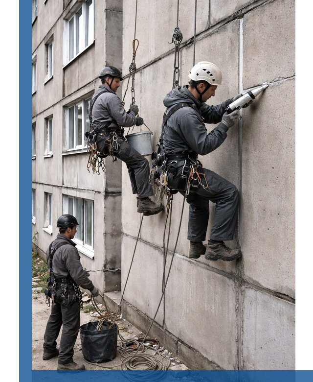 Герметизация межпанельных швов в Уссурийске с гарантией герметичности