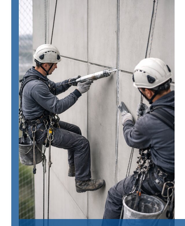 Первичная герметизация швов фасадов и кровель в Уссурийске