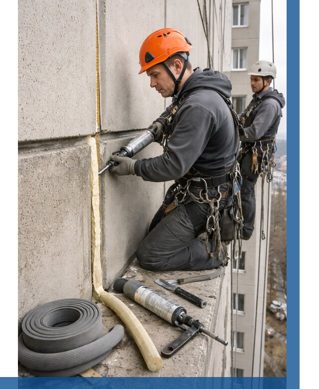 Теплый шов межпанельные швы в Уссурийске от 722 р. | ВЫСОТНИК-Сср