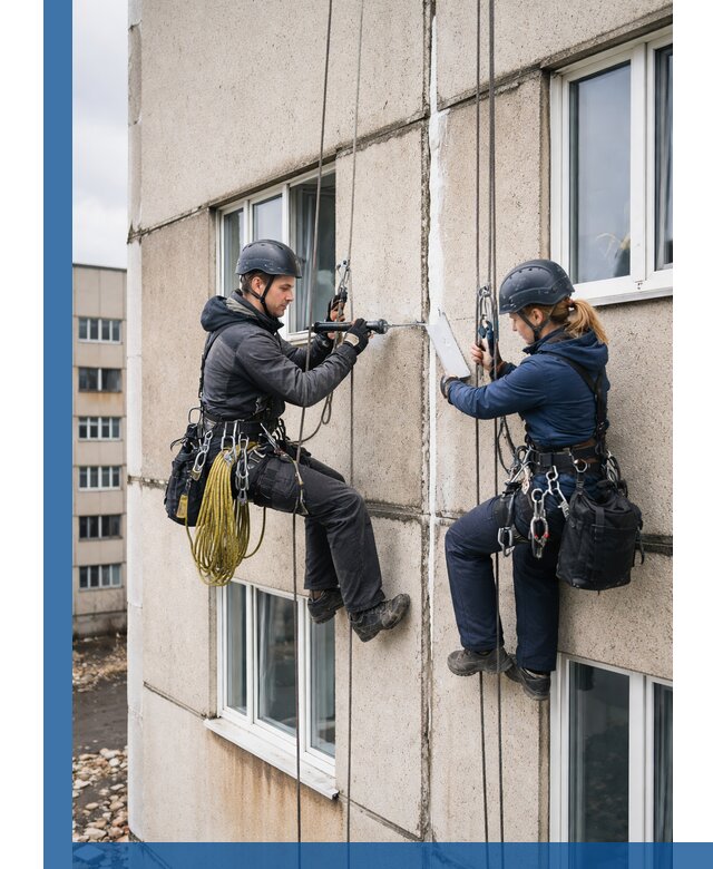 Герметизация межпанельных швов тёплым швом в Уссурийске