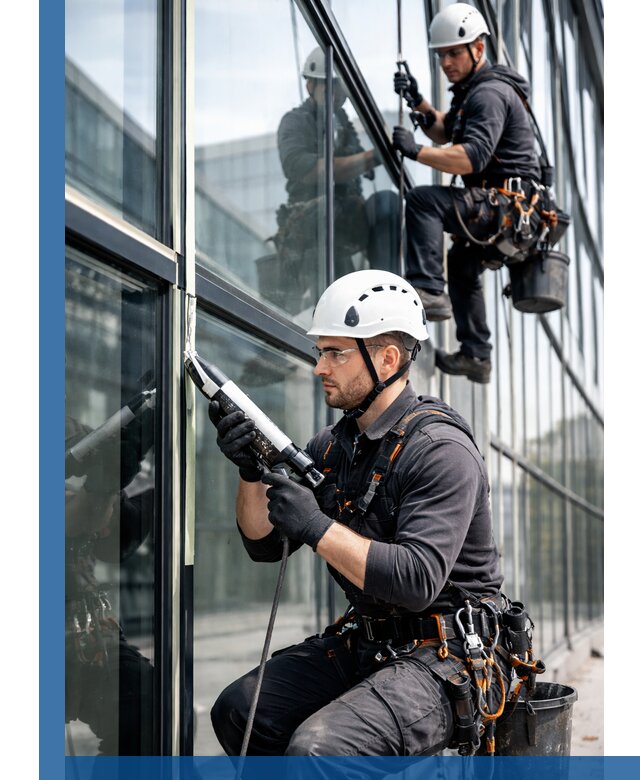 Герметизация витражных швов в Уссурийске для зданий и фасадов