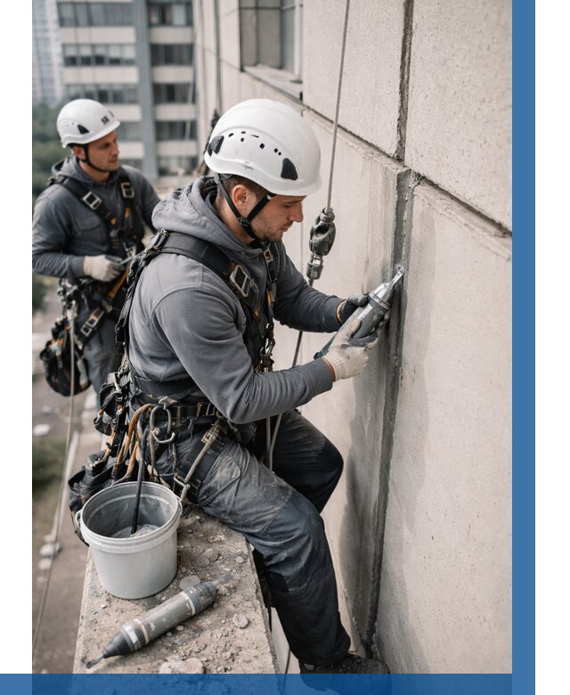 Ремонт деформационных швов здания в Уссурийске от 1031 р. | ВЫСОТНИК-Сср