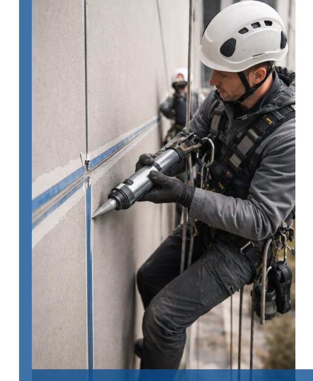 Герметизация стыков фасадных панелей в Уссурийске качественно и быстро