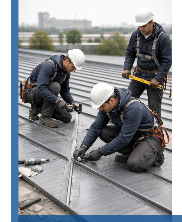 Ремонт фальцевой кровли в Уссурийске срочно и качественно