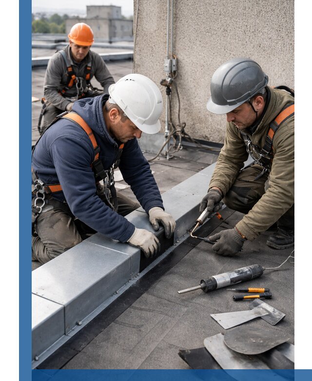 Ремонт кровельных примыканий в Уссурийске профессионально