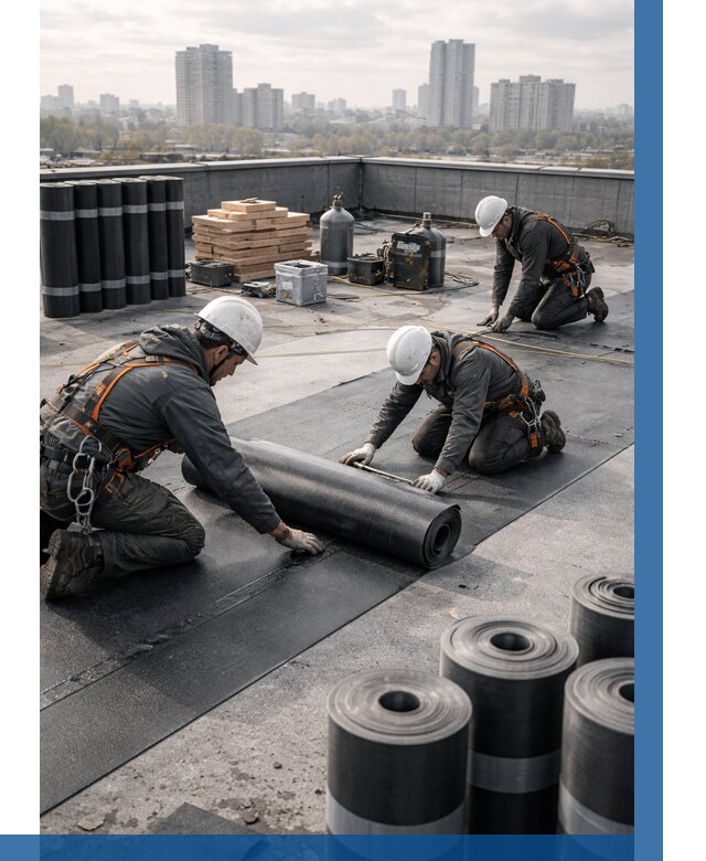 Монтаж мягкой кровли под ключ в Уссурийске от 464 р. | ВЫСОТНИК-Сср