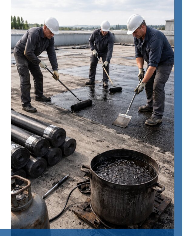 Гидроизоляция кровли мастикой в Уссурийске от 619 р. | ВЫСОТНИК-Сср