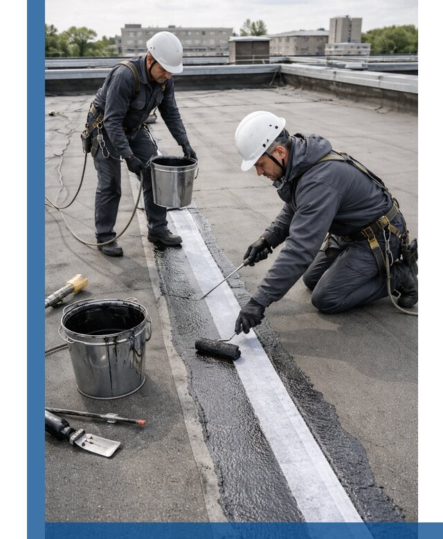 Гидроизоляция кровли мастикой в Уссурийске надежная защита