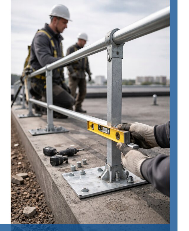 Монтаж кровельного ограждения в Уссурийске от 1237 р. | ВЫСОТНИК-Сср