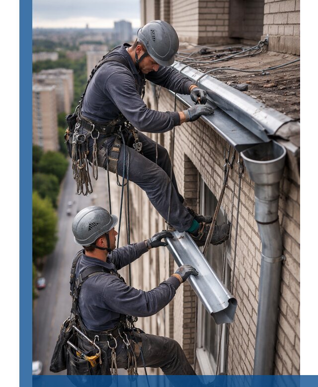 Ремонт водосточных желобов в Уссурийске, быстро и качественно