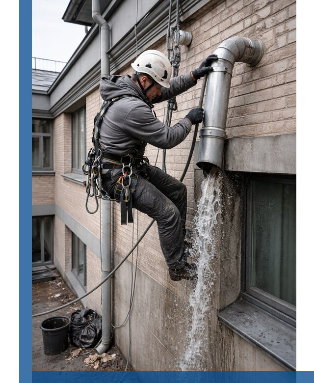 Профессиональная прочистка водосточных труб в Уссурийске с гарантией