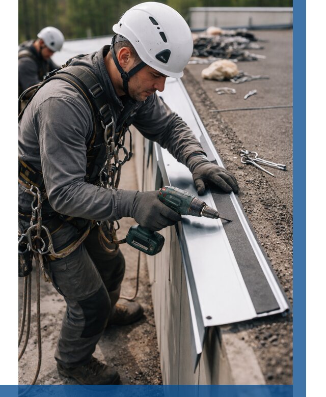 Монтаж капельника на кровле в Уссурийске от 309 р. | ВЫСОТНИК-Сср