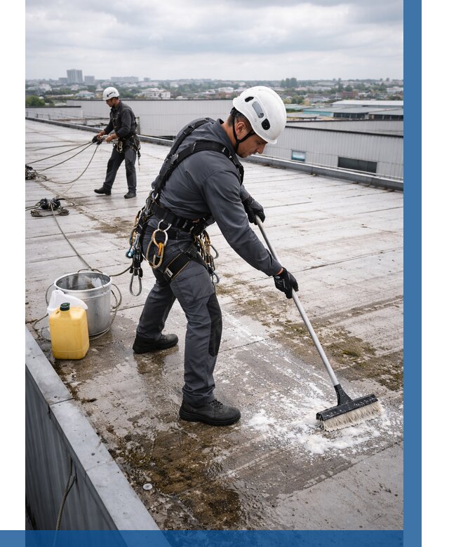 Очистка крыши по графику в Уссурийске от 7733 р. | ВЫСОТНИК-Сср