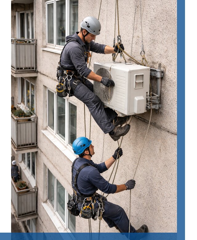 Перенос внешнего блока кондиционера в Уссурийске от 9279 р.| ВЫСОТНИК-Сср