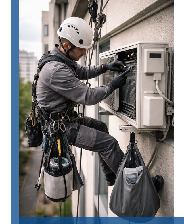 Обслуживание внешнего блока кондиционера в Уссурийске профессионально