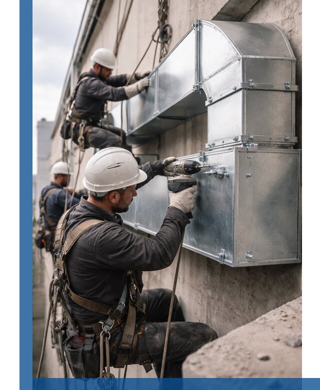 Профессиональный монтаж вентиляционных коробов в Уссурийске под ключ