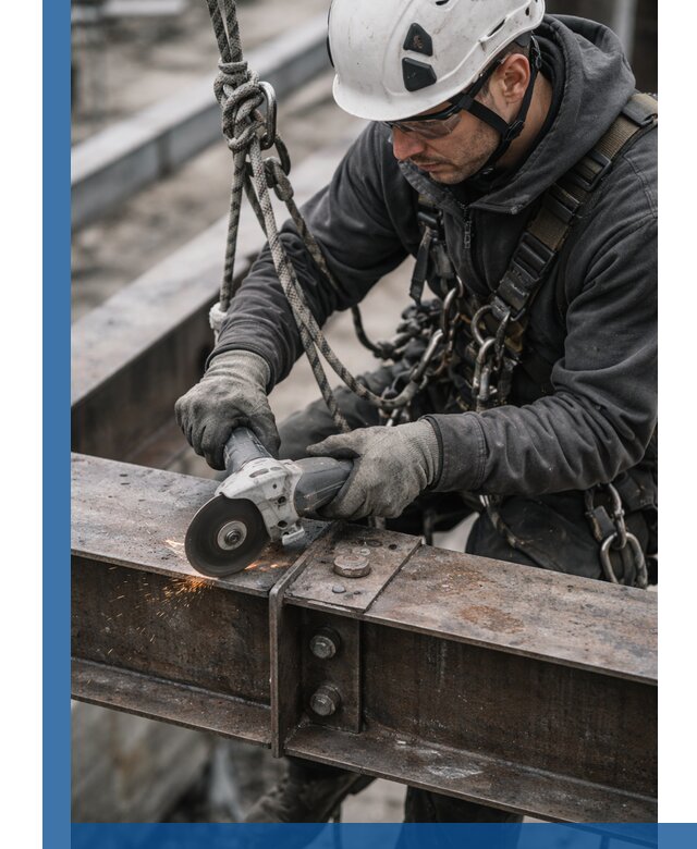 Резка металла на высоте в Уссурийске для зданий и конструкций