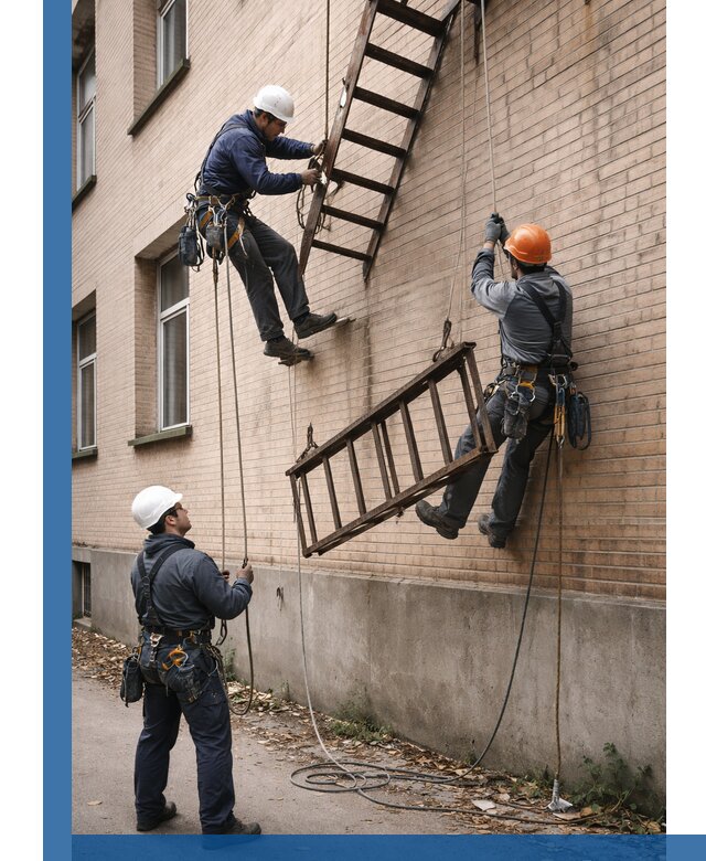Демонтаж пожарной лестницы в Уссурийске быстро и безопасно