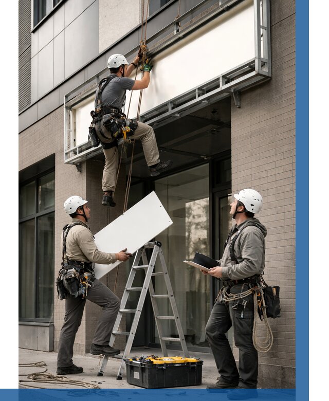 Монтаж светового короба в Уссурийске от 6702 р. | ВЫСОТНИК-Сср