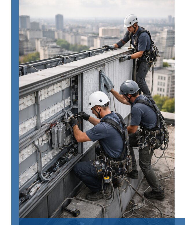 Профессиональное обслуживание крышной рекламы в Уссурийске под ключ