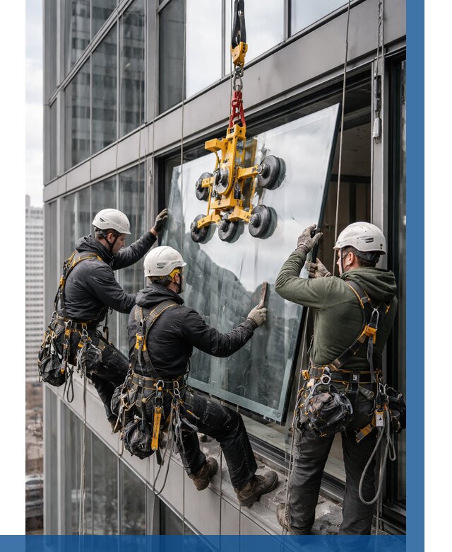 Фасадное остекление зданий под ключ в Уссурийске от 10310 р. | ВЫСОТНИК-Сср