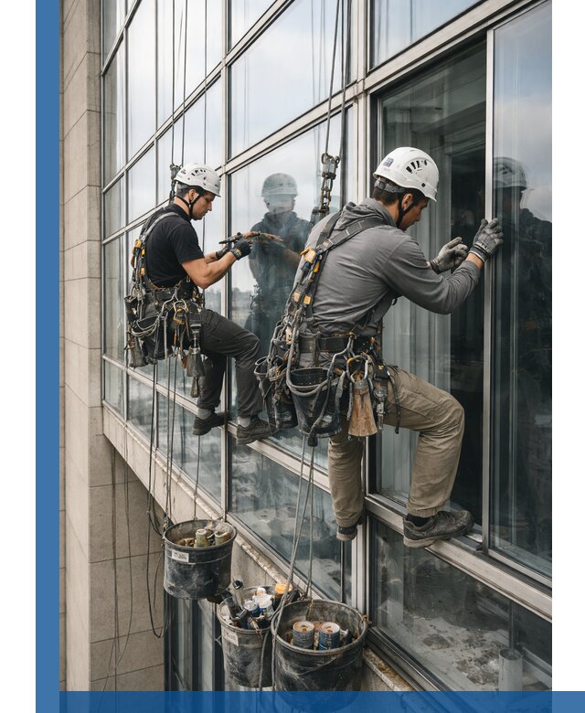 Ремонт витражных конструкций и фасадного остекления в Уссурийске