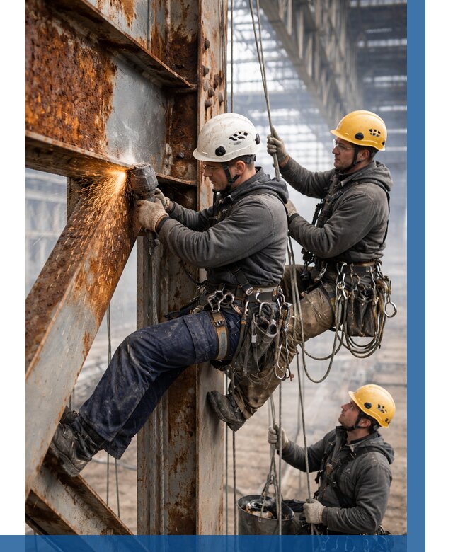 Зачистка металла от ржавчины в Уссурийске от 361 р. | ВЫСОТНИК-Сср