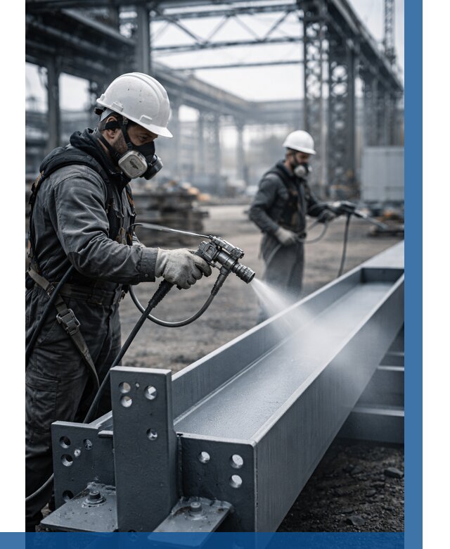 Антикорроз. обработка металлоконстр. в Уссурийске от 464 р. | ВЫСОТНИК-Сср