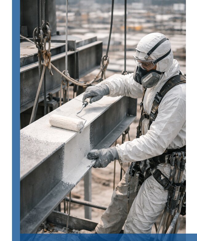 Профессиональная огнезащитная обработка металлоконструкций в Уссурийске