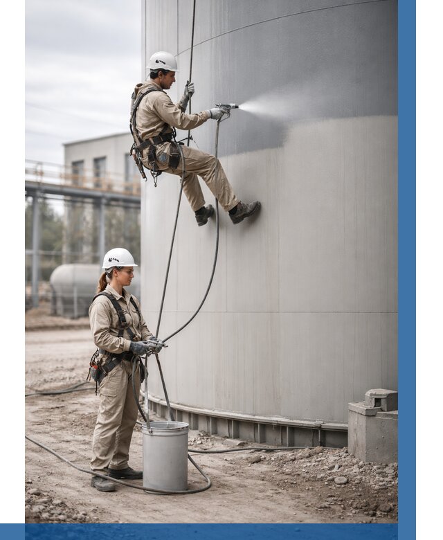 Покраска резервуаров в Уссурийске от 1237 р. | ВЫСОТНИК-Сср — заказать