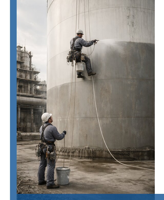 Покраска стальных резервуаров и емкостей в Уссурийске профессионально