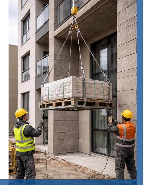 Подъем керамогранита на этаж в Уссурийске от 3609 р. | ВЫСОТНИК-Сср