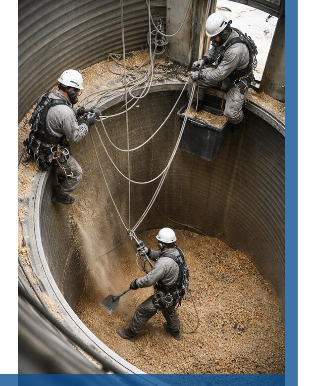 Чистка зерновых бункеров в Уссурийске от 12372 р. | ВЫСОТНИК-Сср