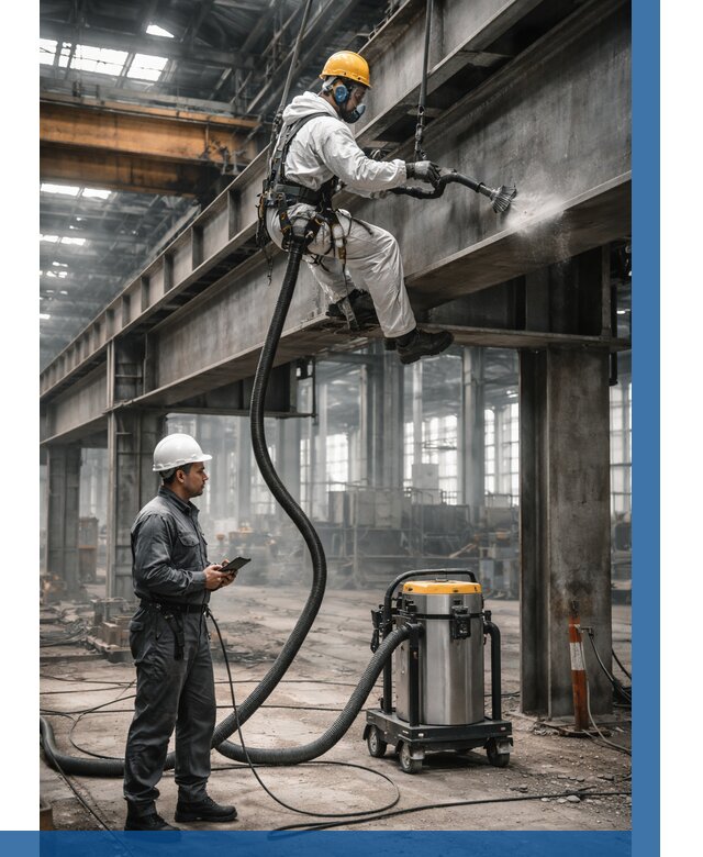 Обеспыливание конструкций в цехе в Уссурийске от 4330 р. | ВЫСОТНИК-Сср