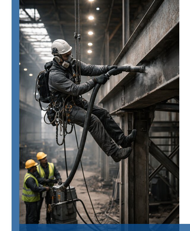 Обеспыливание конструкций в цехах промышленного производства в Уссурийске