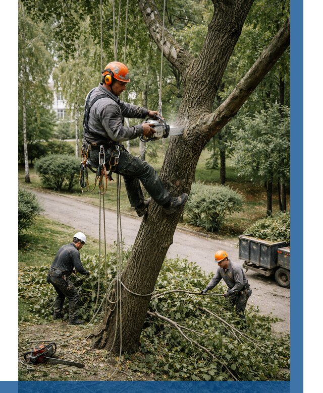 Кронирование деревьев в Уссурийске от 6702 р. | ВЫСОТНИК-Сср