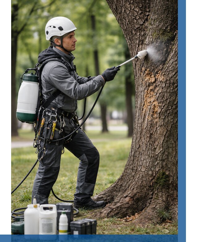 Обработка деревьев от вредителей в Уссурийске от 4640 р. | ВЫСОТНИК-Сср