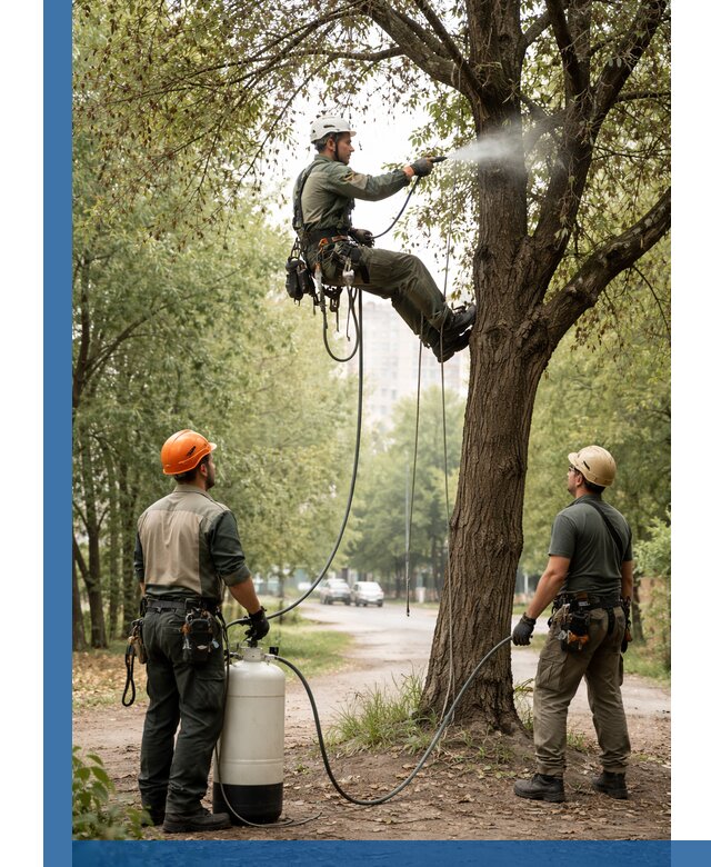 Обработка деревьев от вредителей в Уссурийске профессиональная защита