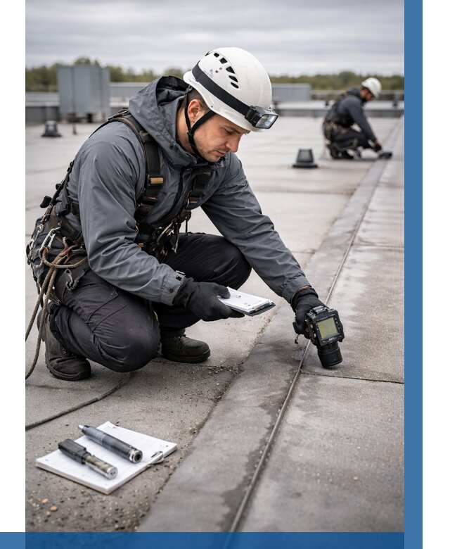 Обследование кровли на протечки в Уссурийске от 4640 р. | ВЫСОТНИК-Сср