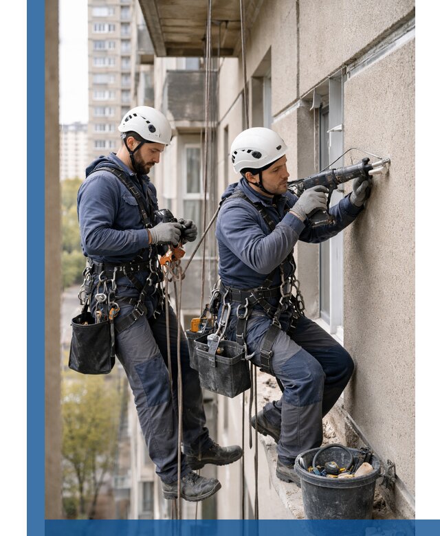 Промышленные альпинисты высотные работы и монтаж в Уссурийске